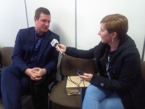 Zdjęcie z dziennikarką